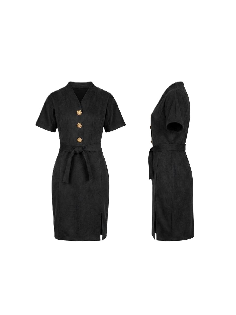 Шанель черный (выше колена)